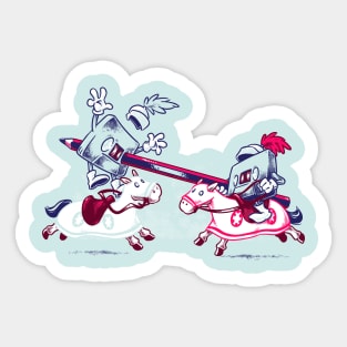 Knostalgic Knights Sticker